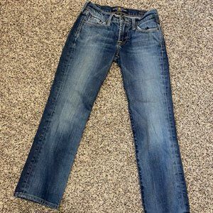 LUCKY BRAND * Janet SWEET & STRAIGHT CROP Stretch JEANS * Pocket Detail * 00/24